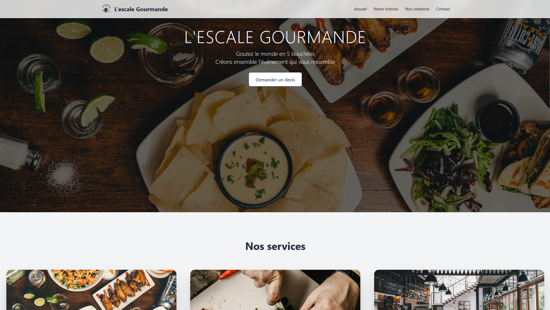 Apercu L'Escale Gourmande